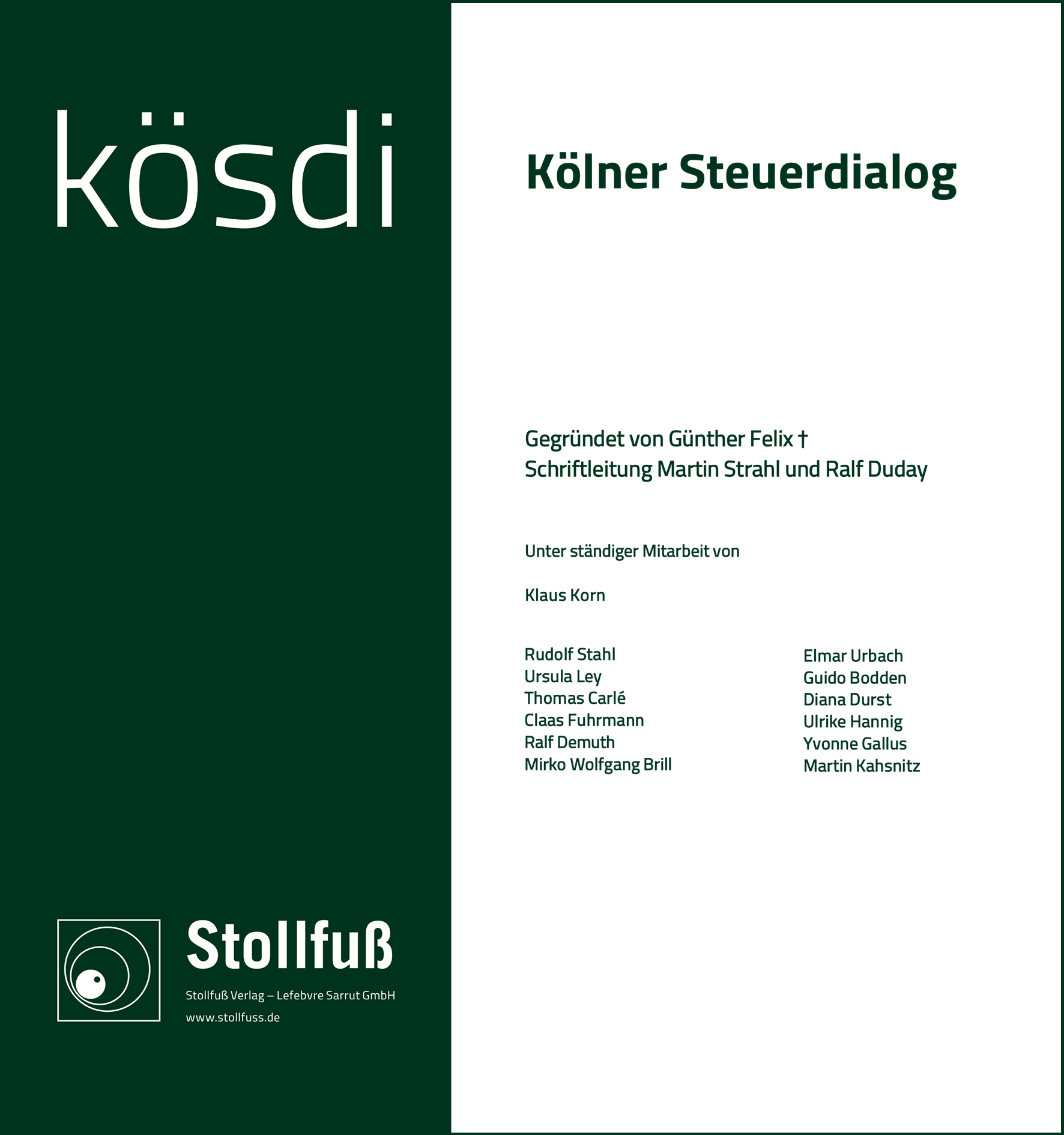 Kölner Steuerdialog (kösdi)