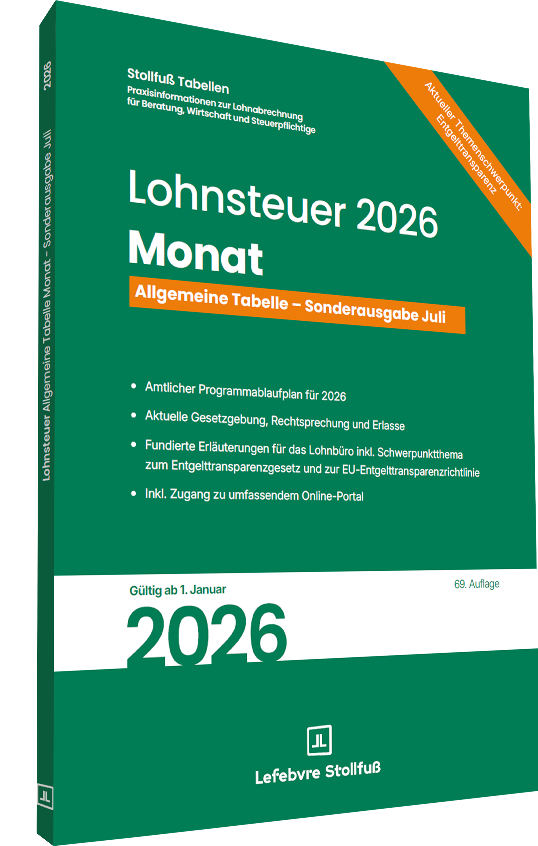 Lohnsteuertabelle 2026 II Monat