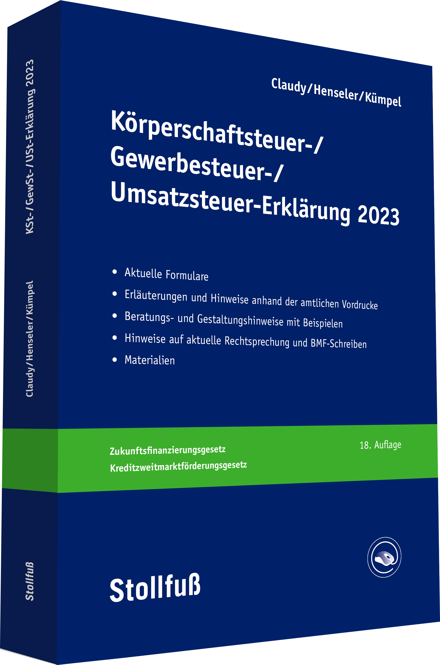 Körperschaftsteuer-, Gewerbesteuer-, Umsatzsteuer-Erklärung - online