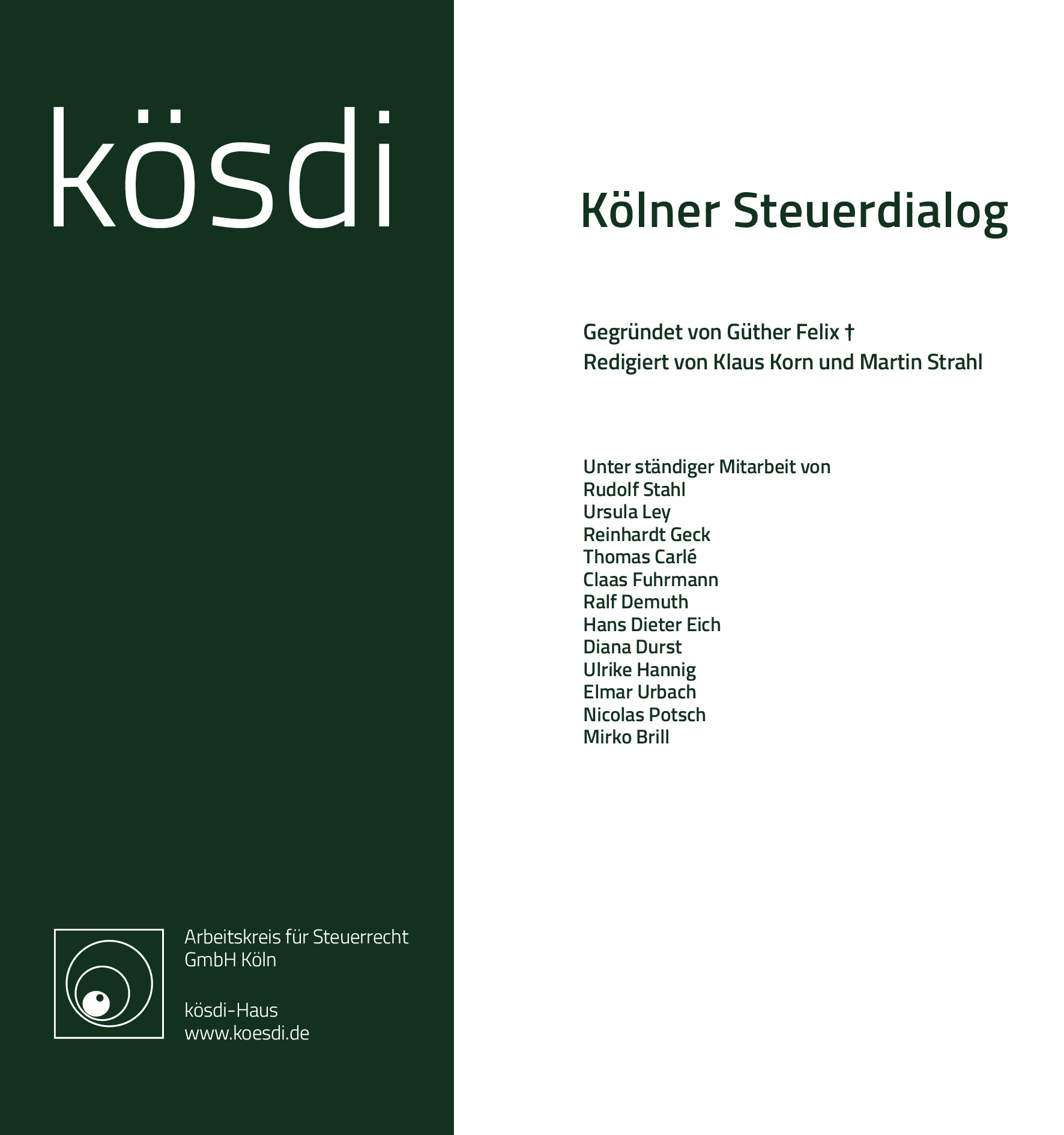 Kölner Steuerdialog (kösdi)