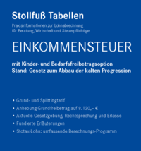 Tabelle, Einkommensteuer 2023 - Sonderausgabe April