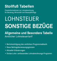 Tabelle, Lohnsteuer 2023 Sonstige Bezüge - Sonderausgabe Juli