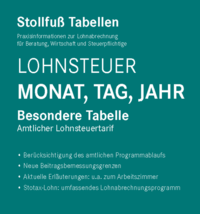 Tabelle, Lohnsteuer 2024 Monat, Tag, Jahr