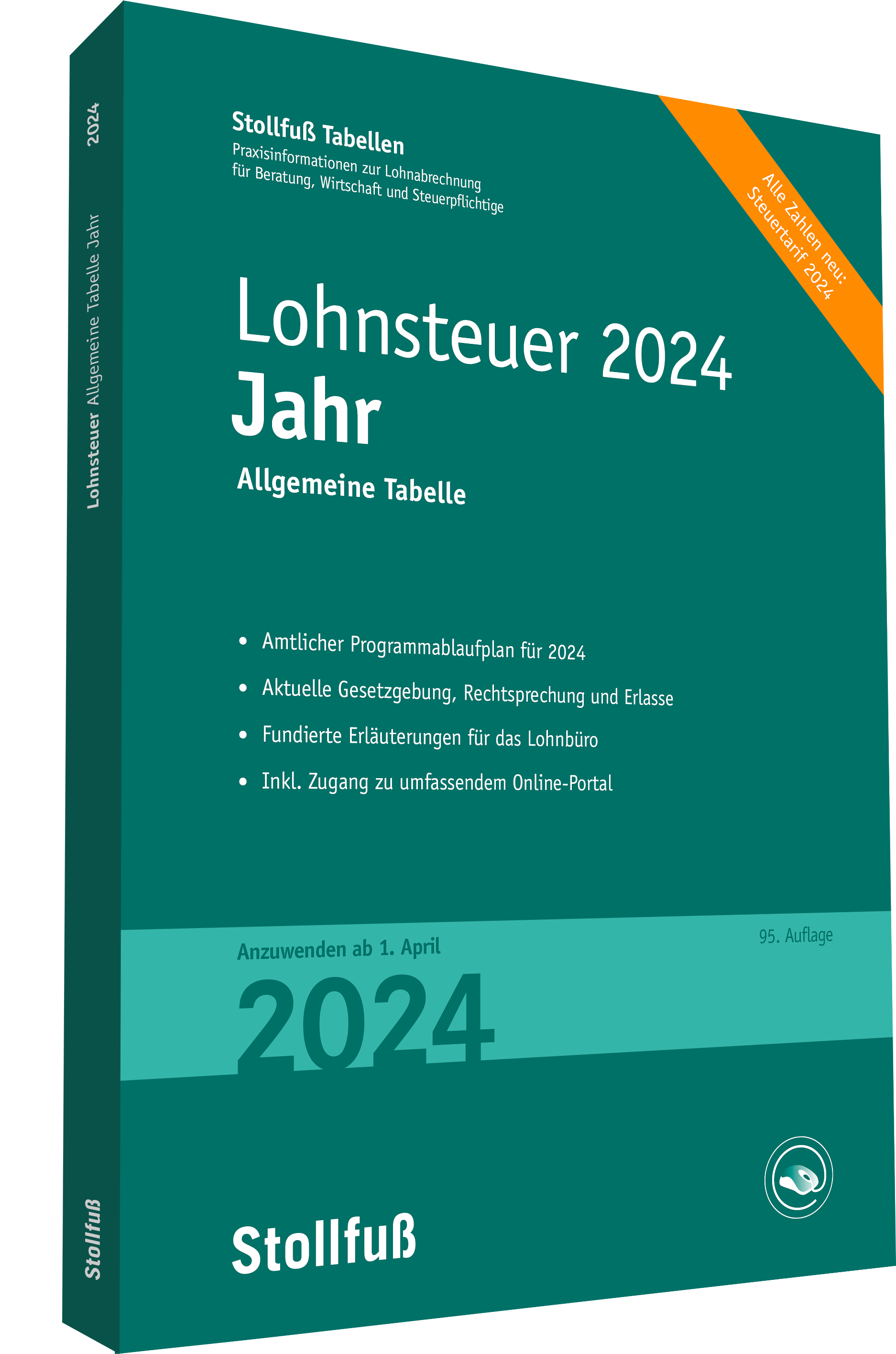 Tabelle, Lohnsteuer 2024 Jahr