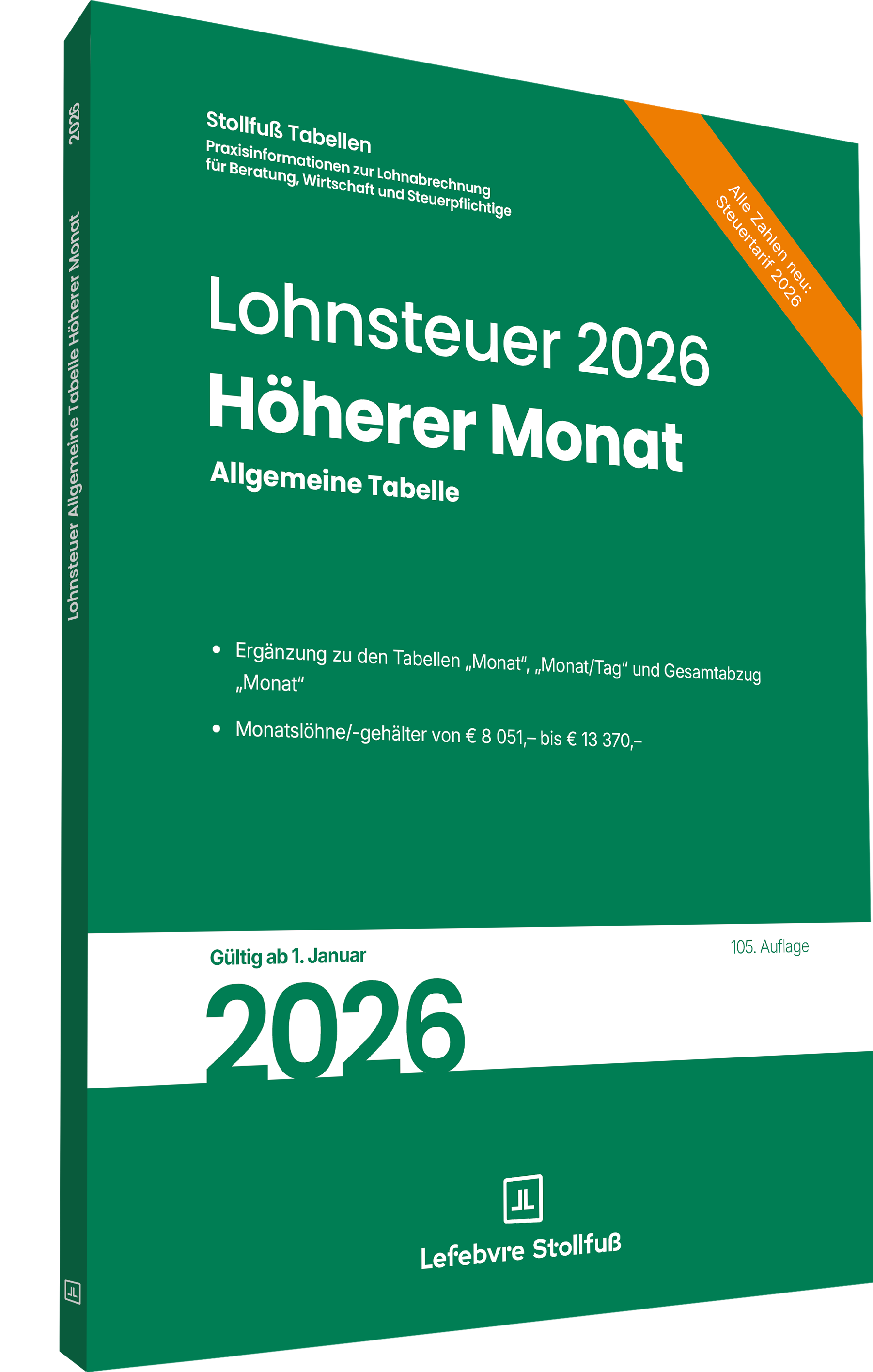 Lohnsteuertabelle (Höherer Monat)
