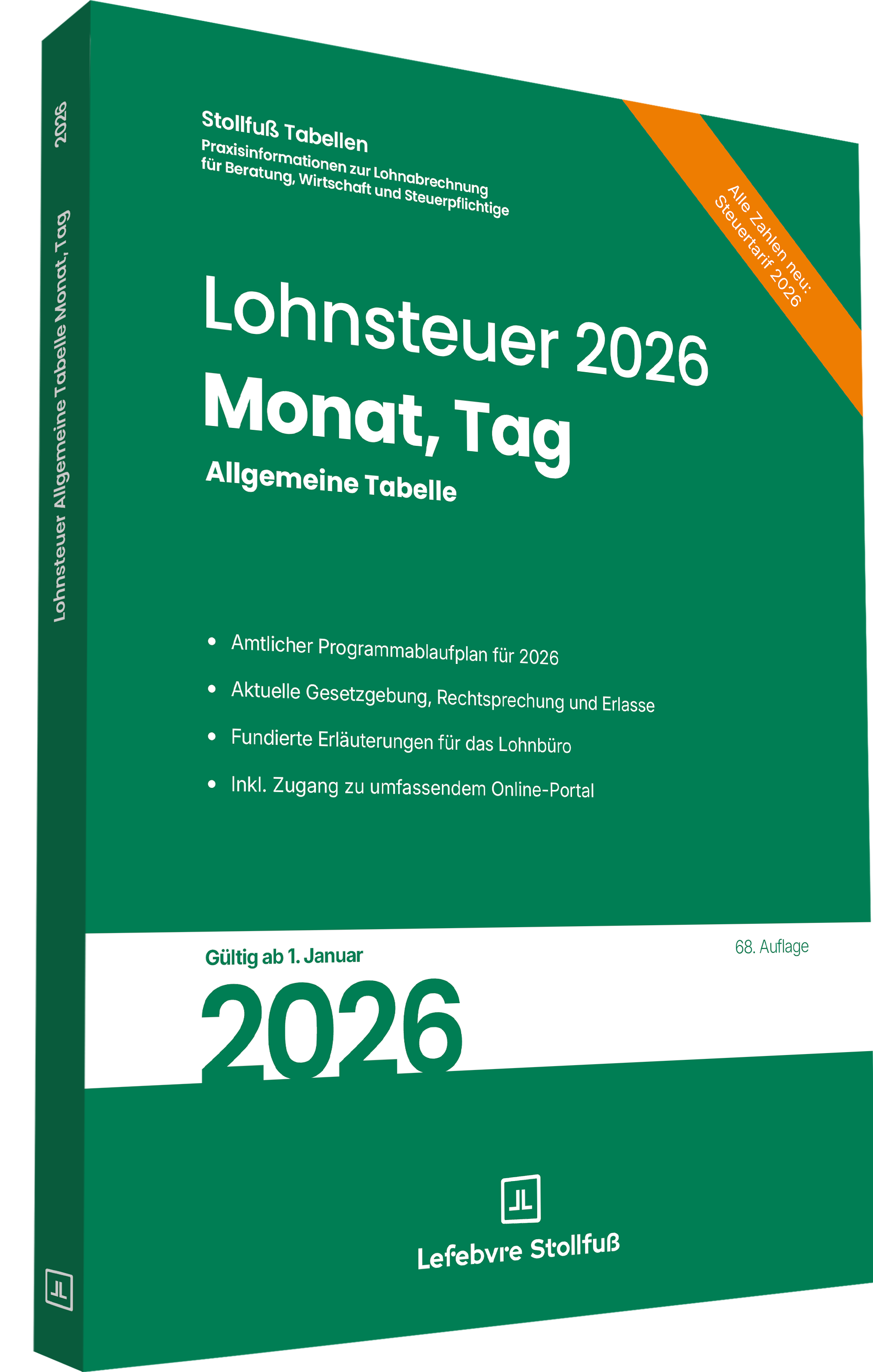 Lohnsteuer Tabelle 2026 Monat Tag 2026, Allgemeine Tabelle