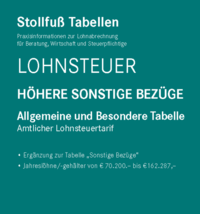 Tabelle, Lohnsteuer 2023 Höhere Sonstige Bezüge - Sonderausgabe Juli