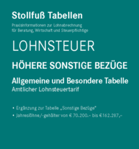 Tabelle, Lohnsteuer 2024 Höhere Sonstige Bezüge