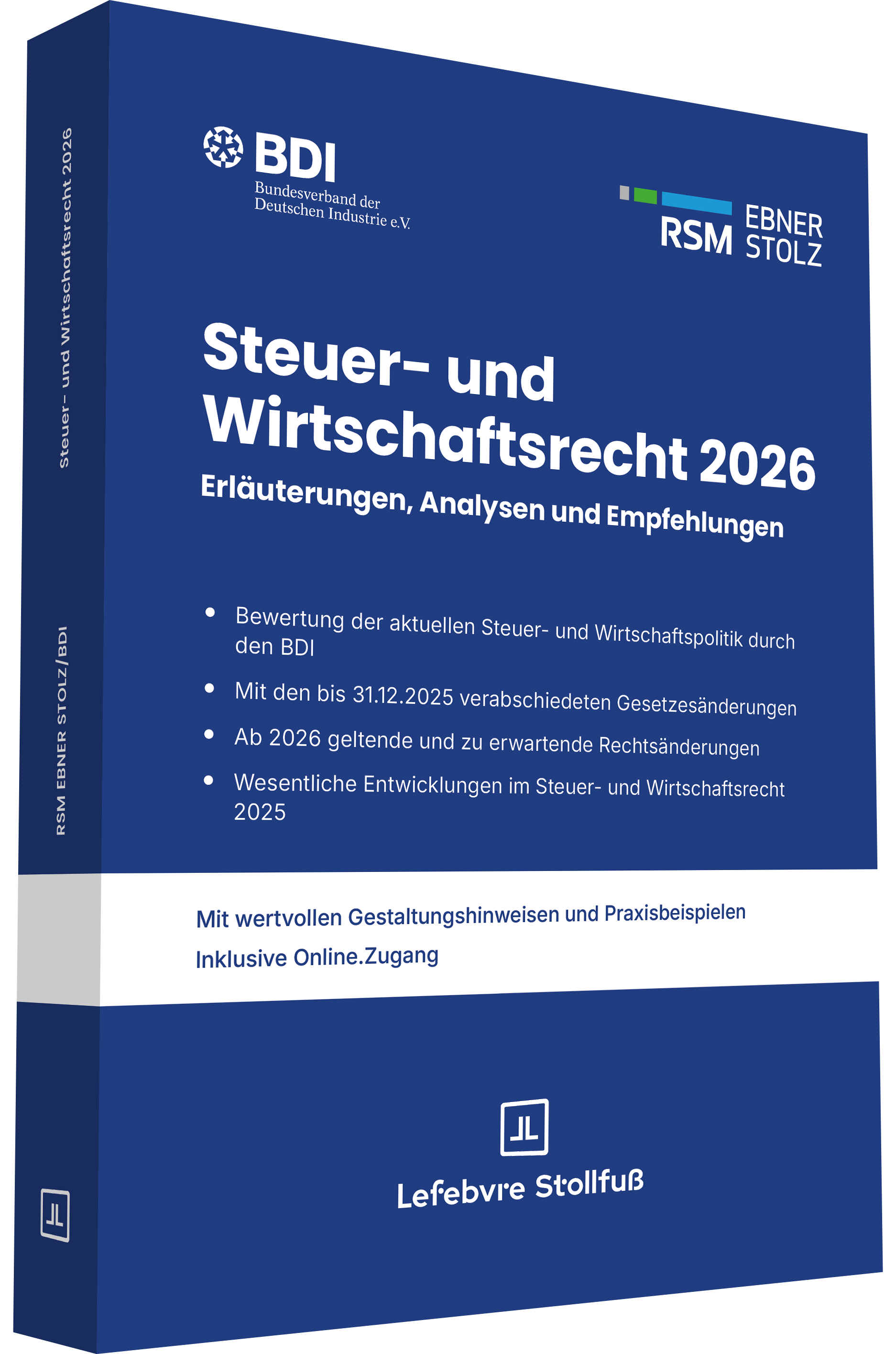 Steuerrecht und Wirtschaftsrecht 2026 - Erläuterungen, Analysen und Empfehlungen
