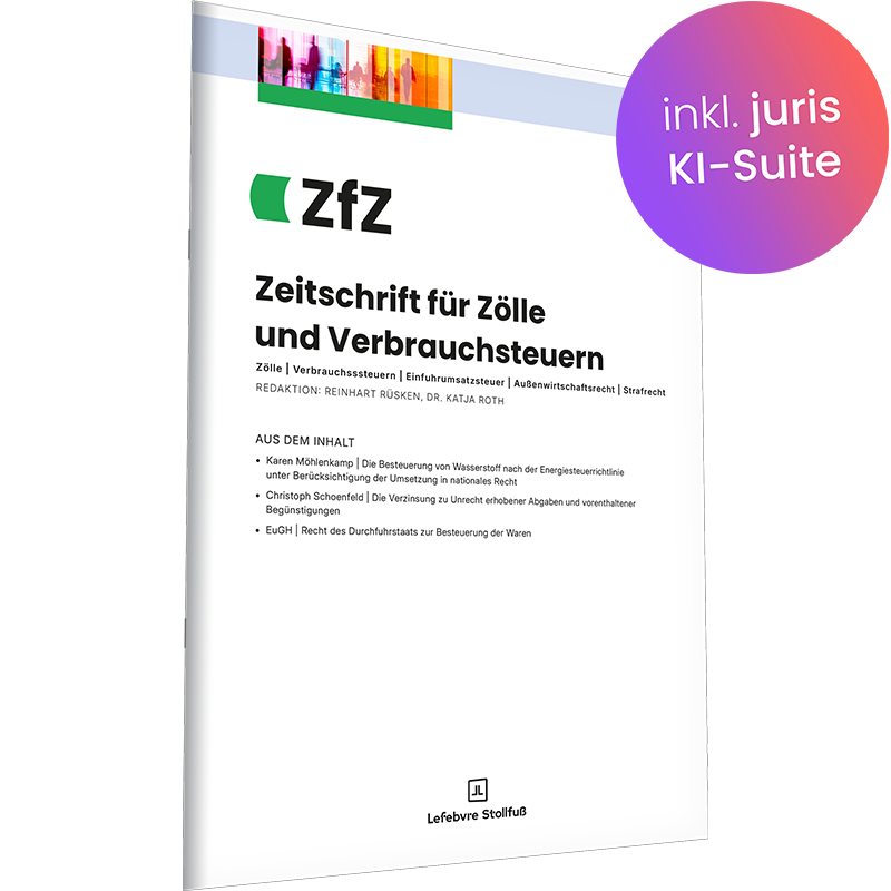 Zeitschrift für Zölle und Verbrauchsteuern (ZfZ)