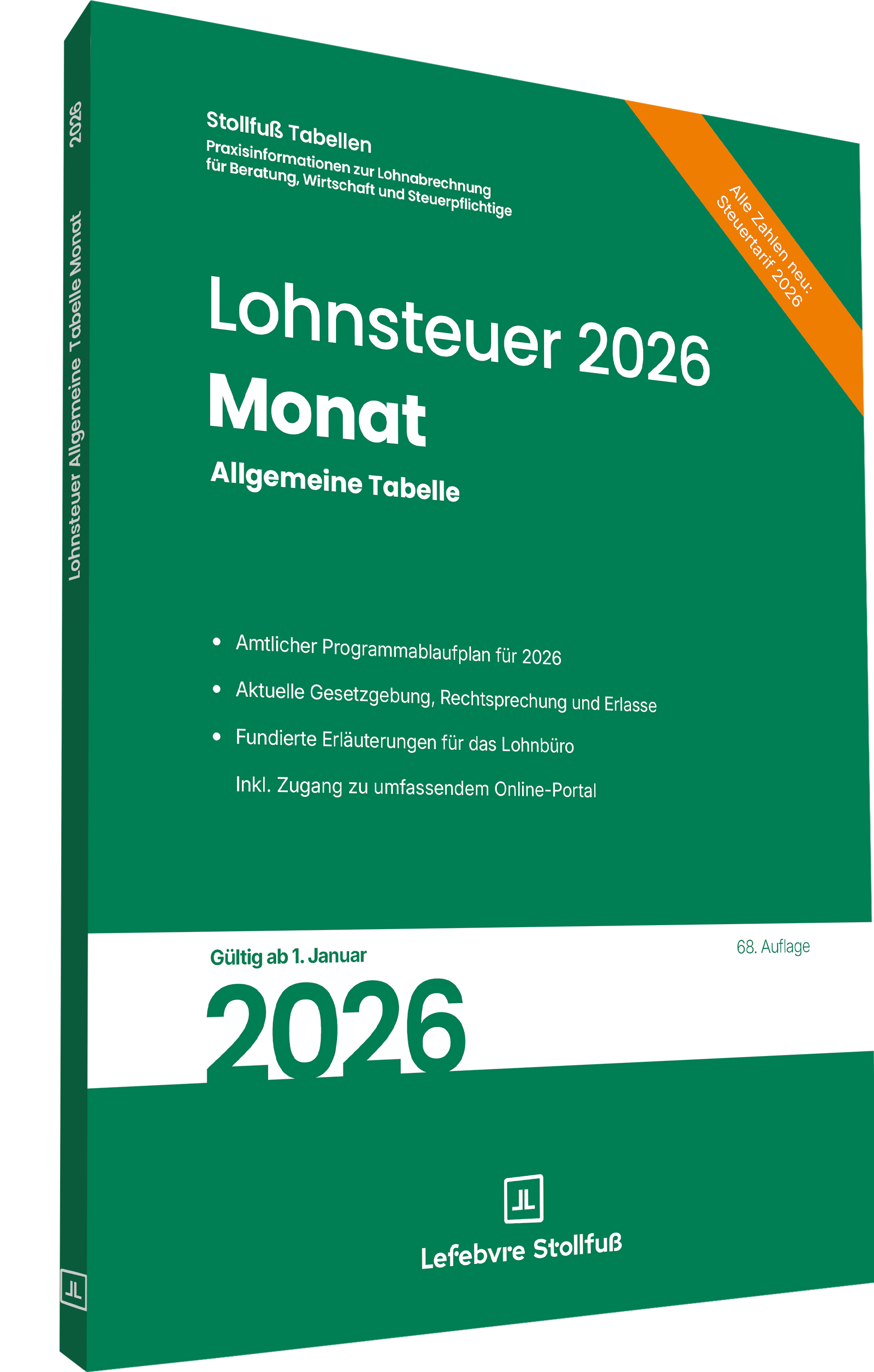 Lohnsteuer Tabelle 2026 Monat, Allgemeine Tabelle
