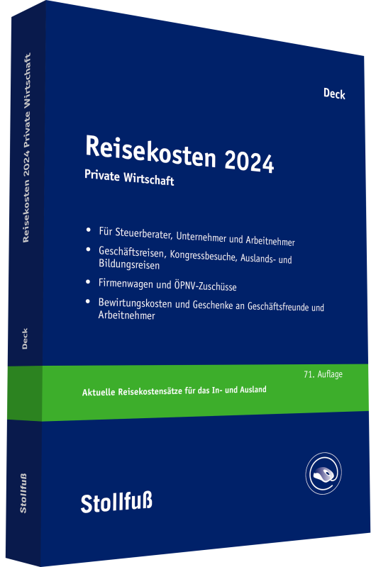 Reisekosten 2024 | Print | 9783083110248